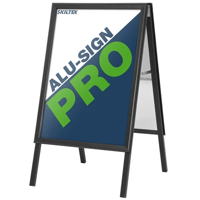 Alu-Sign Pro Sort Gadeskilte