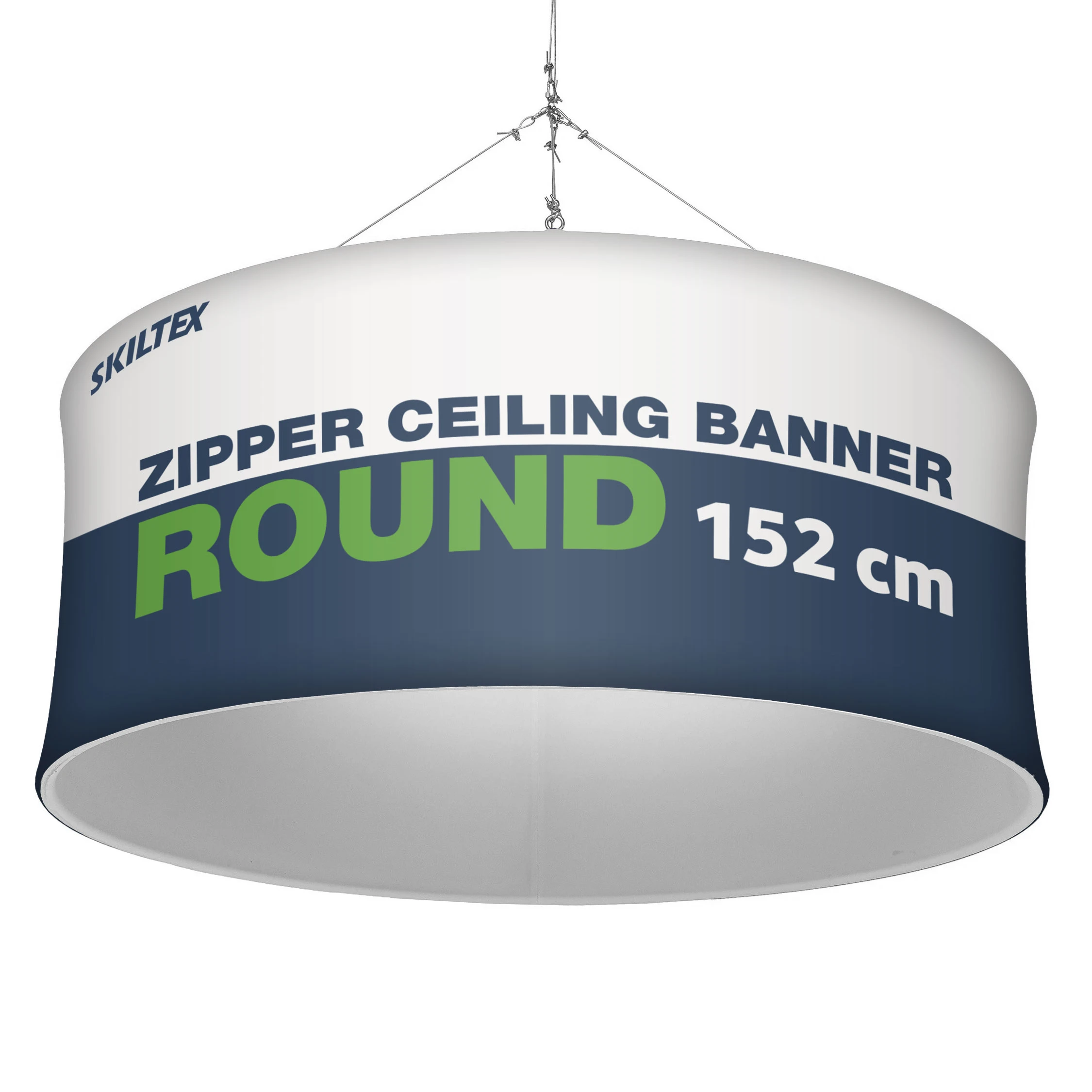 Zipper Loftbanner Round  - Ø 152 cm - Inkl. print