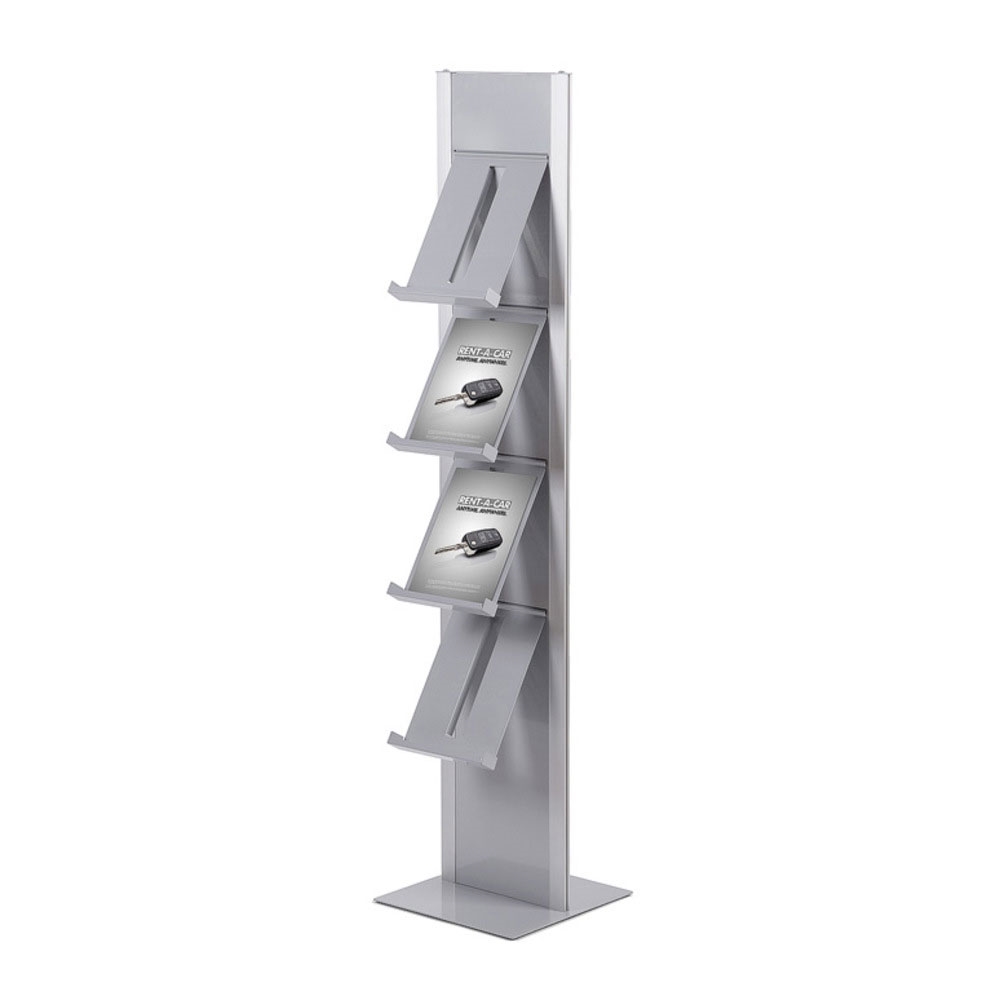 Sølv Totem Brochurestand 4xA4