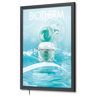 Sorte udendørs LED rammer med lys