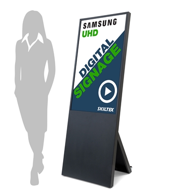 Spectrum Digital A-skilt med 43" Skærm - Sort