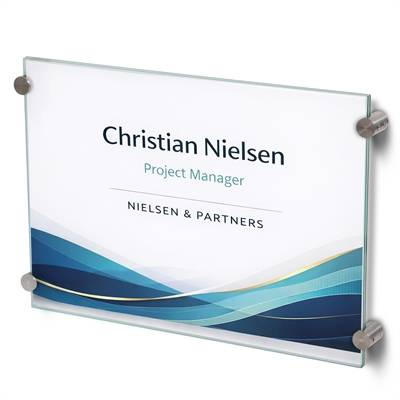 Stando Glasskilt - A4