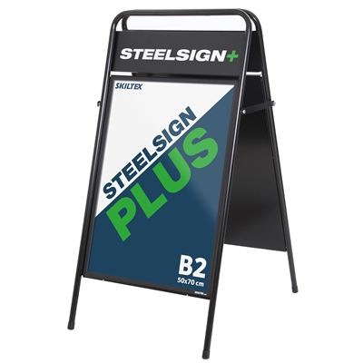 SteelSign PLUS Sorte A-skilte