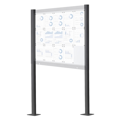 Stolper til Premium outdoor opslagsskabe - Antracit