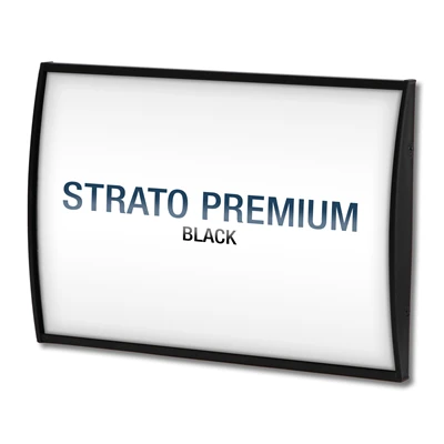 Strato Premium Sort Kontorskilt / Dørskilt - 148x210 mm - A5