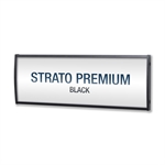 Strato Premium Sort Kontorskilt / Dørskilt - 74x210mm