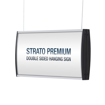 Strato Premium Dobbeltsidet Nedhængsskilt - 210x420 mm