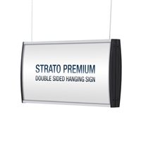 Strato Premium Dobbeltsidet Nedhængsskilt - 210x600 mm