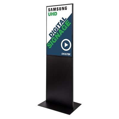 Stream-Line Totem Digital Skilt med 43" Skærm - Sort