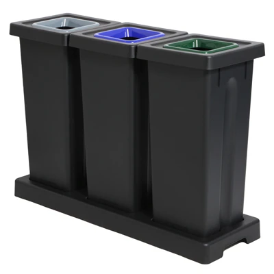 Style affaldssystem til sortering - 3x53L