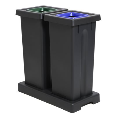 Style affaldssystem til sortering - 2x53L
