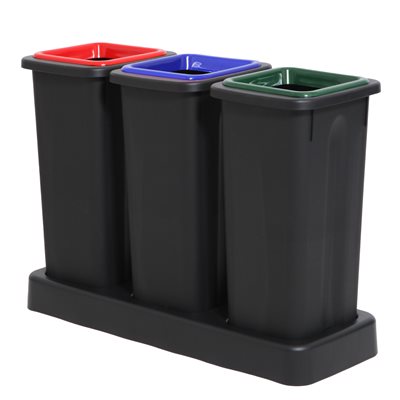 Style affaldssystem til sortering - 3x20L