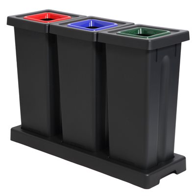 Style affaldssystem til sortering - 3x53L