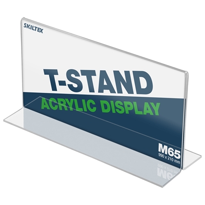 T-Stand Bredformat Akrylholder - M65