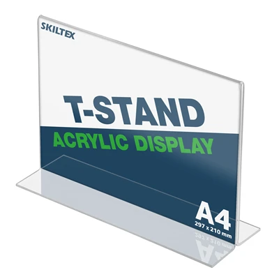 T-Stand Bredformat Akrylholder - A4