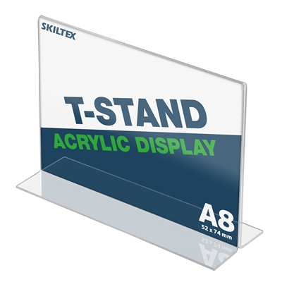T-Stand Bredformat Akrylholder - A8
