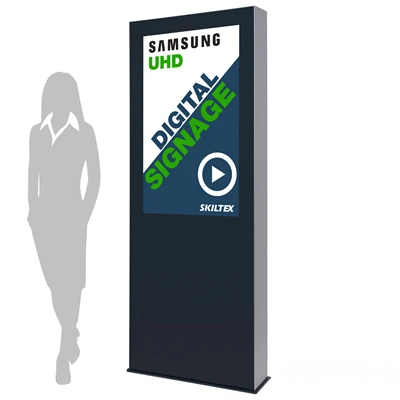 Udendørs Digital Totem Skilt - 55" Display