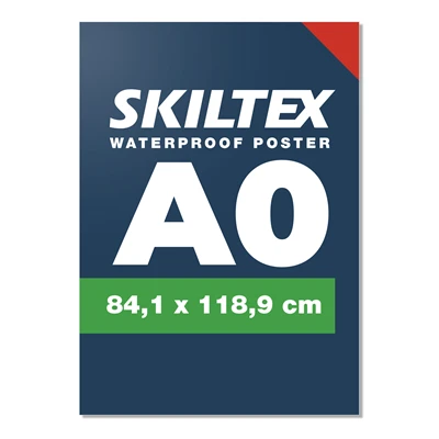 A0 plakat - Vandfast med eget tryk