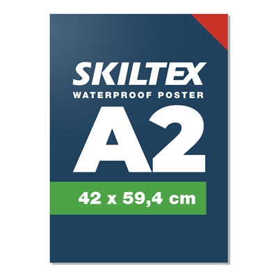 Udendørs vandfast A2 plakat inkl. print  - Med hurtig levering
