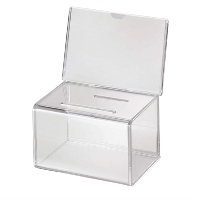 Visitkortholder Stemmeboks med A6 Infotop