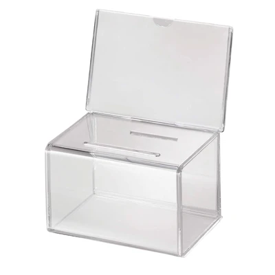 Visitkortholder Stemmeboks med A6 Infotop