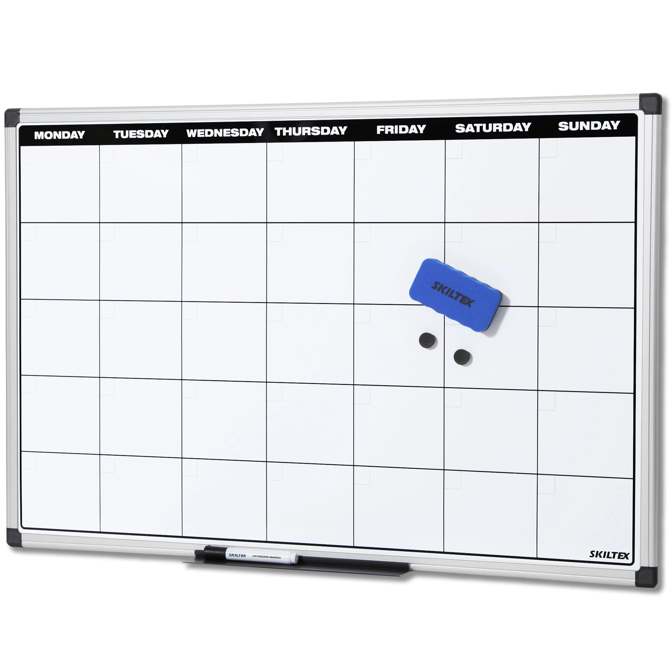 SKILTEX Whiteboard Ugetavle - 90x60 cm