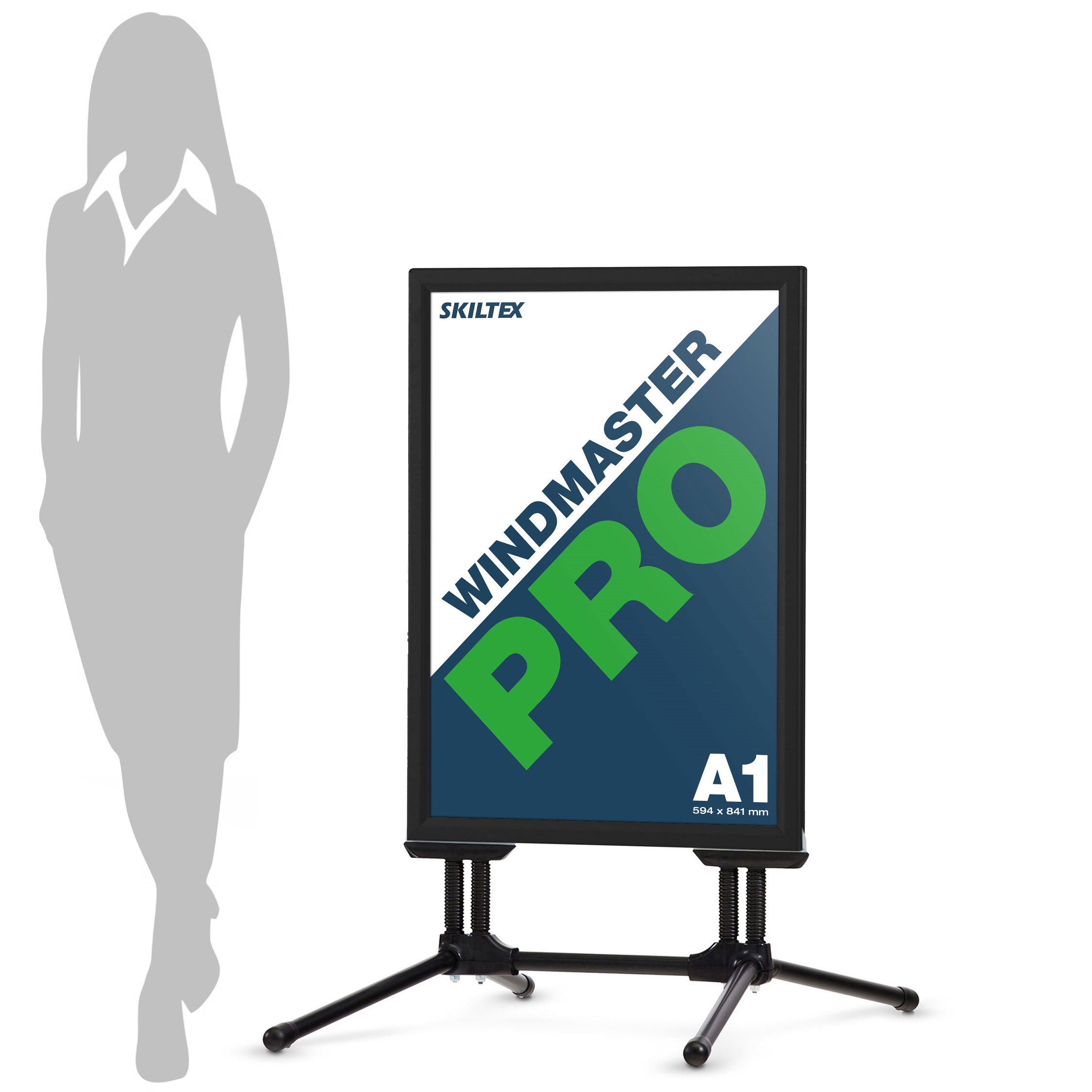 WindMaster Pro Sort Sandwichskilt - A1