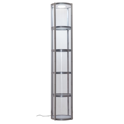 XL Sammenklappelig LED varemontre med klar paneler