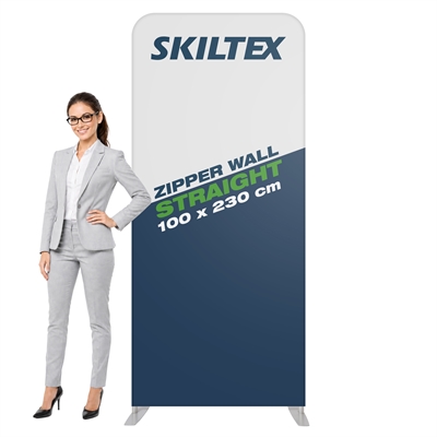 Zipper Wall Straight - 100x230 cm - Inkl. print