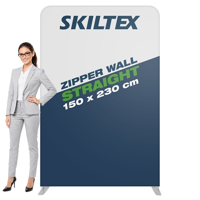 Zipper Wall Straight - 150x230 cm - Inkl. print