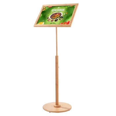 MenuPro Bambus Infostand - A3