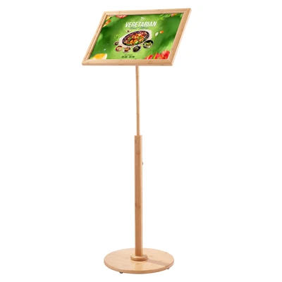 MenuPro Bambus Infostand - A3