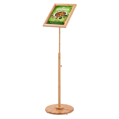 MenuPro Bambus Infostand - A4