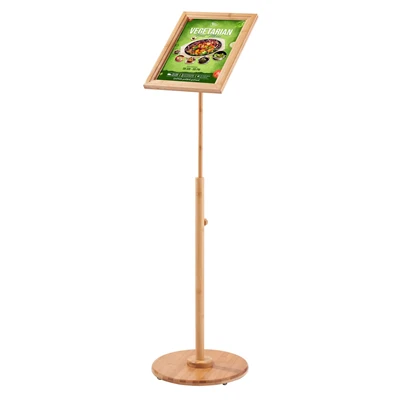 MenuPro Bambus Infostand - A4