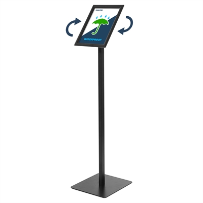 SKILTEX Sort Vandsikker Infostand - A4