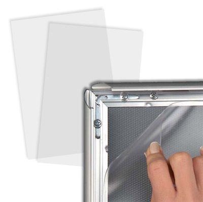 APET antirefleks frontplade - A0