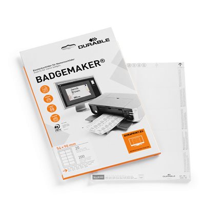 BADGEMAKER® Indstik til navneskilte - 54x90 mm