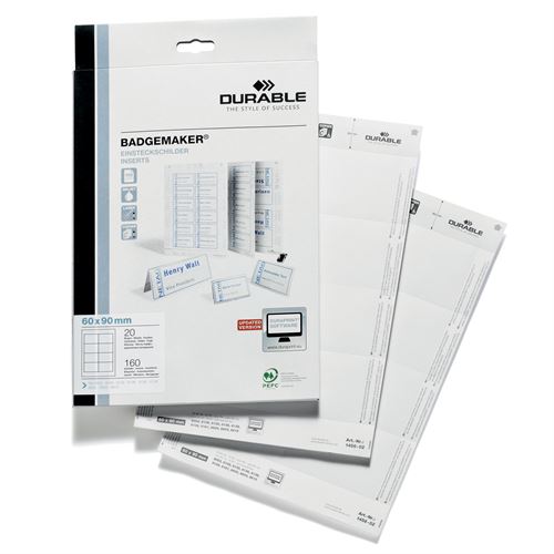 BADGEMAKER® Indstik til navneskilte - 60x90 mm