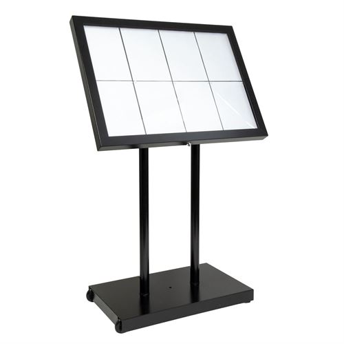 Black Star XL Weather Resistant LED menustand med lys