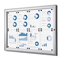 BoardPro whiteboard opslagsskab - 8xA4