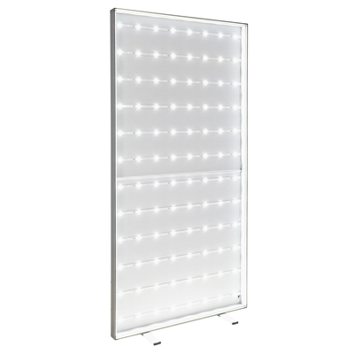 BrightBox Single LED Lysvæg - 85x200 cm - Uden banner