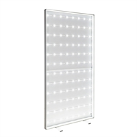BrightBox Single LED Lysvæg - 100x250 cm - Uden banner