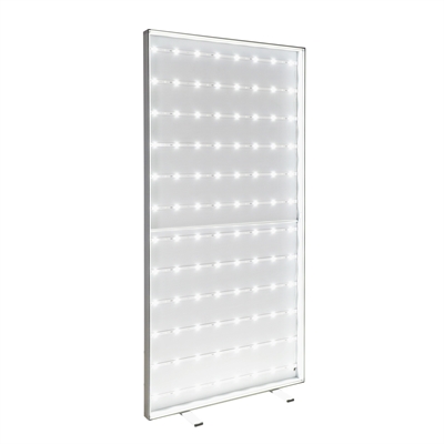 BrightBox Single LED Lysvæg - 100x200 cm - Uden banner