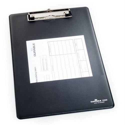 Durable Clipboard A4 med lomme - Sort