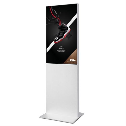 Smart-Line Totem Digital Skilt med 43" Skærm - Hvid