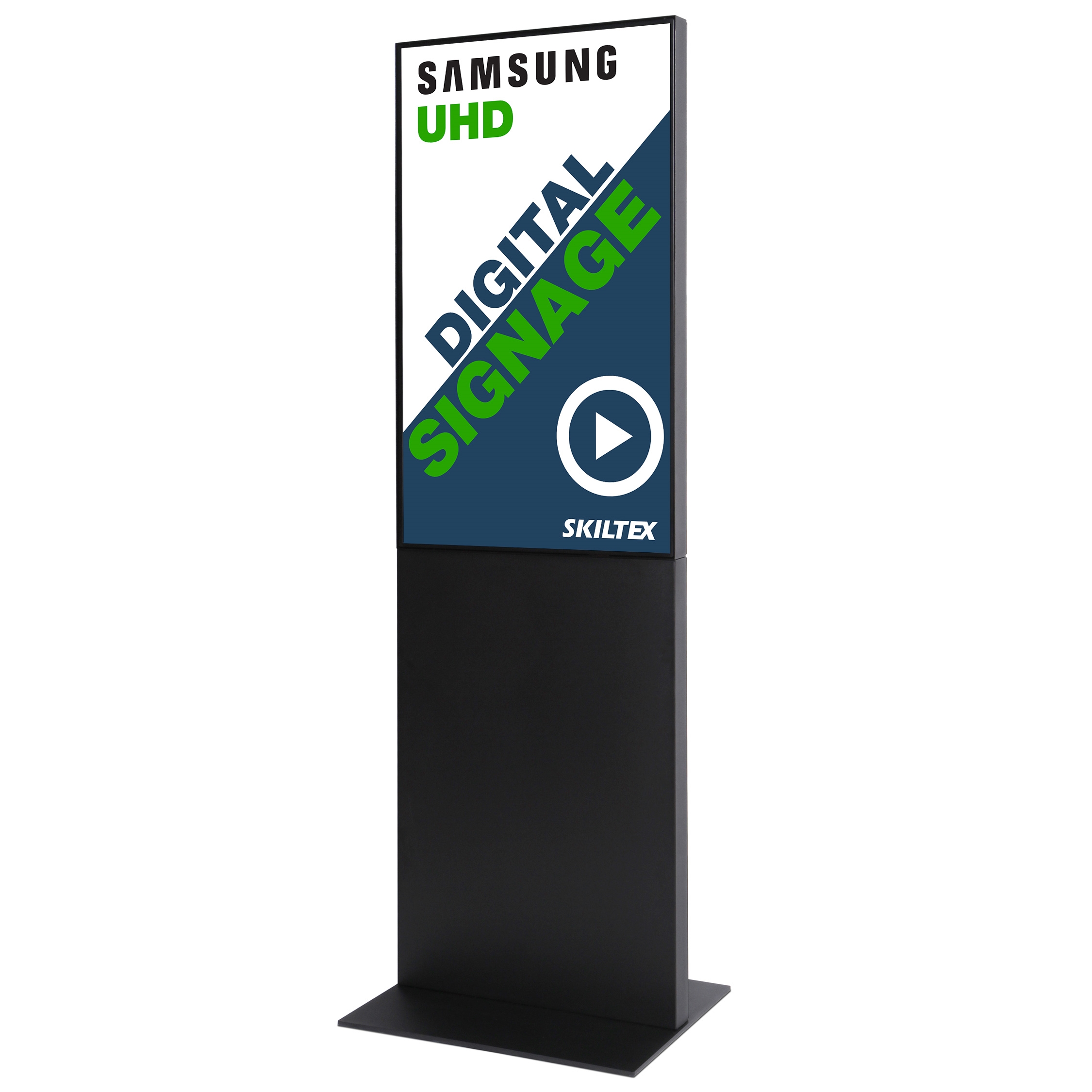 Smart-Line Totem Digital Skilt - Sort