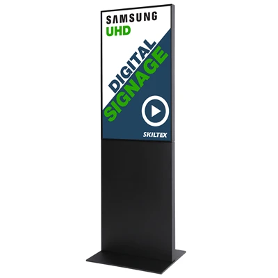 Digitalt totem skilt med Samsung display skærm 