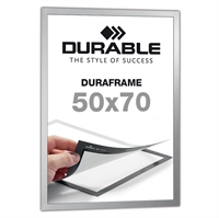 Selvklæbende 50x70 cm Magnetramme - Duraframe® Sølv