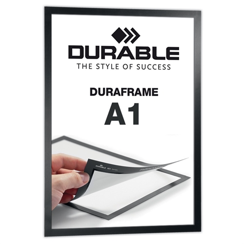 Selvklæbende A1 Magnetramme - Duraframe® Sort