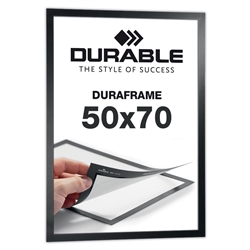 Selvklæbende 50x70 cm Magnetramme - Duraframe® Sort